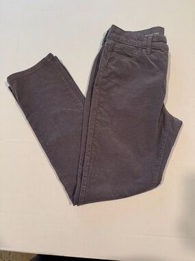 St. John's Bay Straight-Leg Grey Corduroy Pants